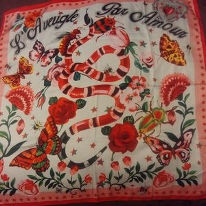 GUCCI silk scarf